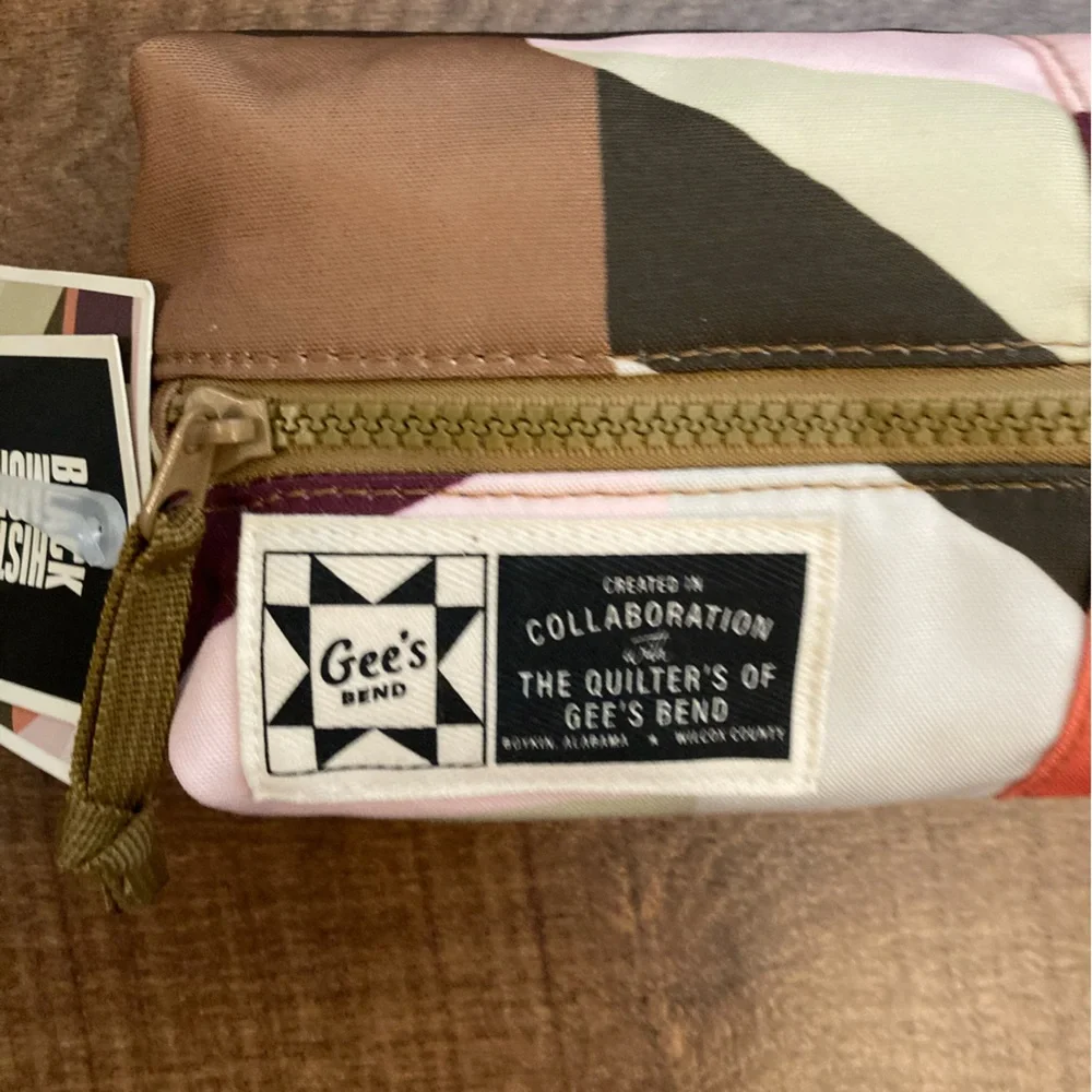 Gee’s Bend x Target NWT Quilted Pouch Geo Colorblock Cosmetic Pouch